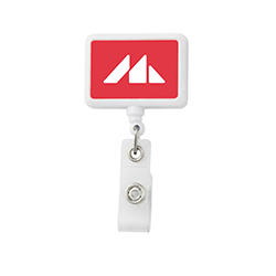 ANTI-MICROBIAL JUMBO RECTANGLE BADGE REEL