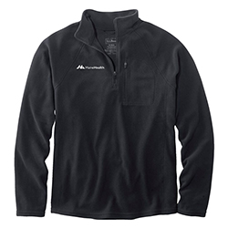 LL BEAN FITNESS FLEECE QUARTER-ZIP PULLOVER